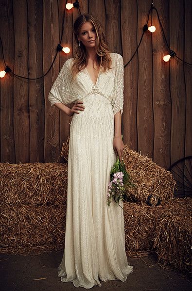 chic boho wedding dress
