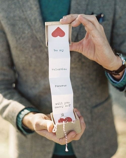Valentines day proposal idea