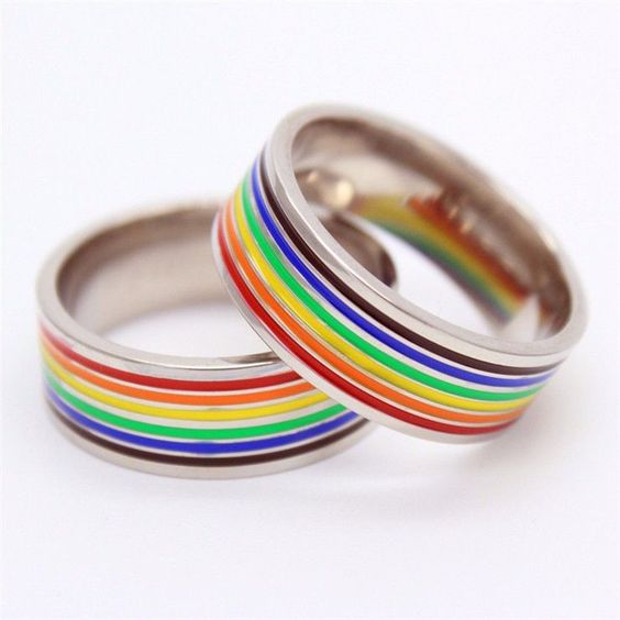 LGBT wedding rings