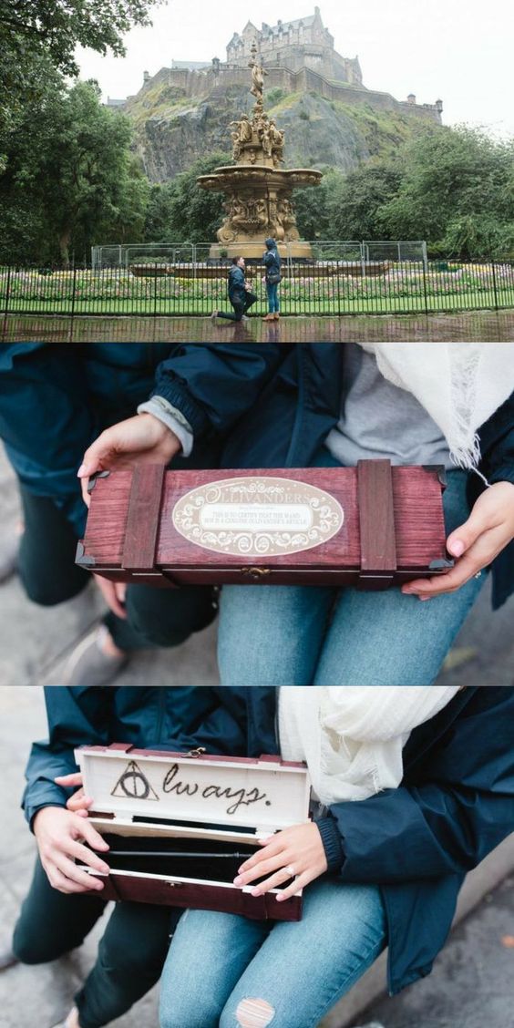 harry potter marriage proposal idea