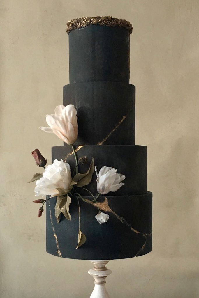 Gothic Dark Wedding Cake