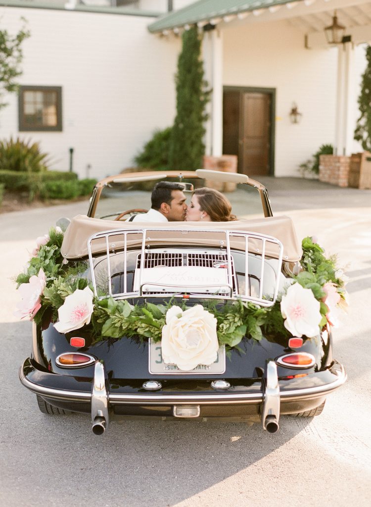flower wedding car decoration