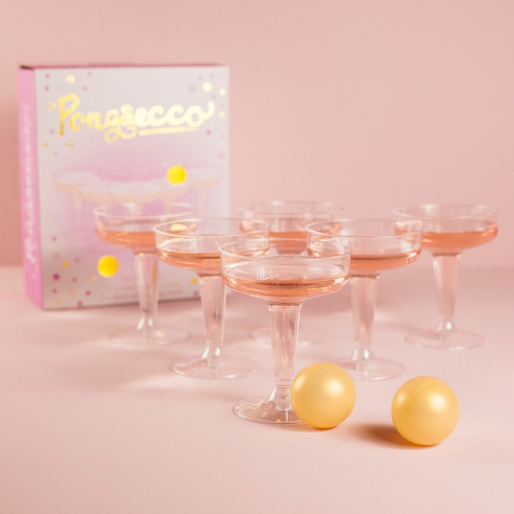 prosecco pong hen party games