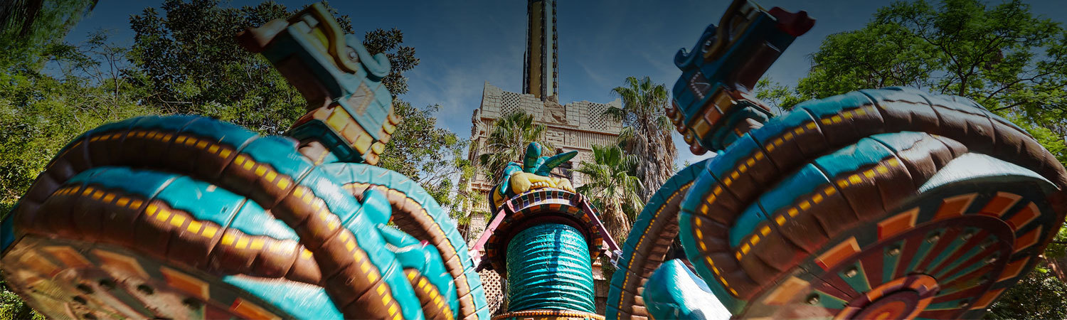 Resultado de imagen de serpiente emplumada port aventura