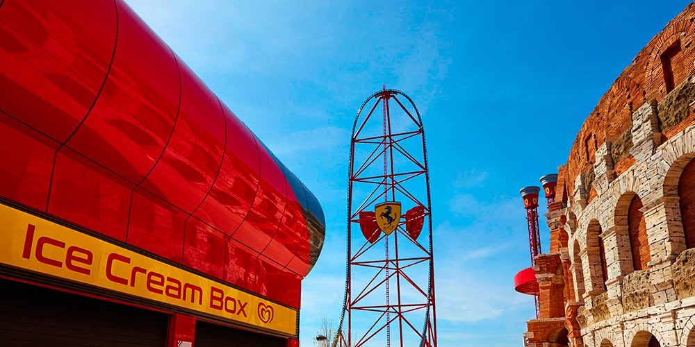 FERRARI LAND FICHA RESTAURANTES ICE CREAM BOX PRINCIPAL