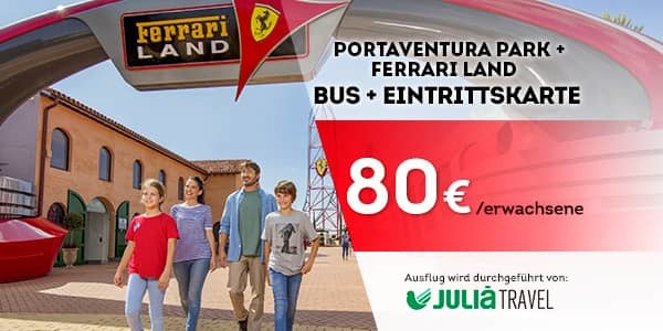 Promociones - Promo Julià Travel Excursión Barcelona - Opción Ferrari (DE)