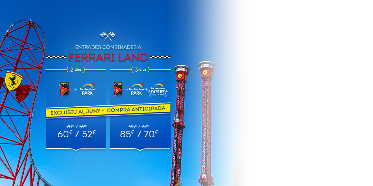 Promoción - Slider - Promo Entradas Ferrari Land Offer June (CA)