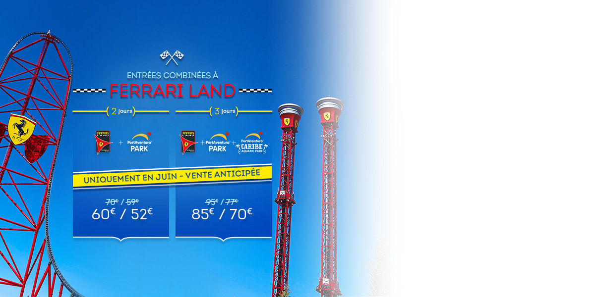 Promoción - Slider - Promo Entradas Ferrari Land Offer June (FR)