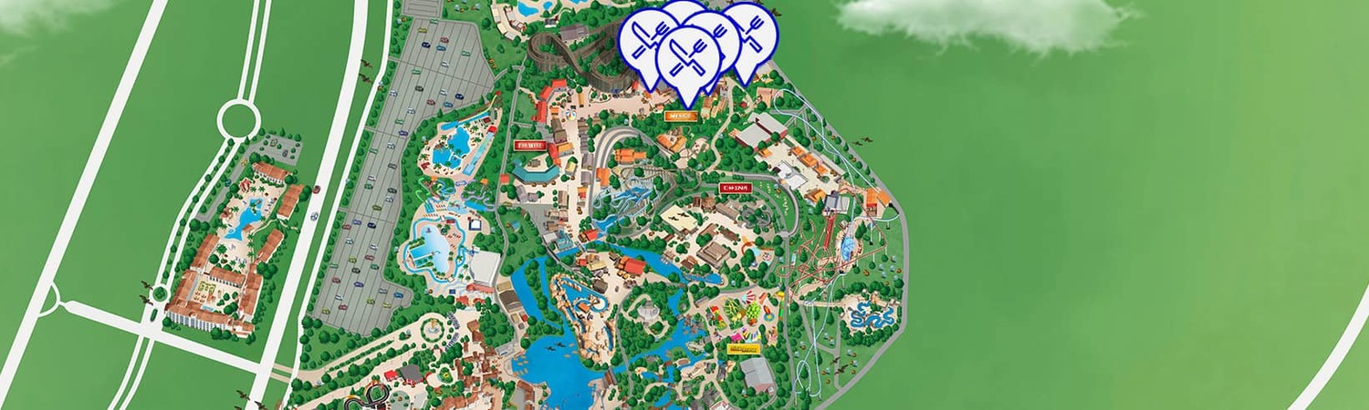 mapa footer restaurantes mexico PortAventura