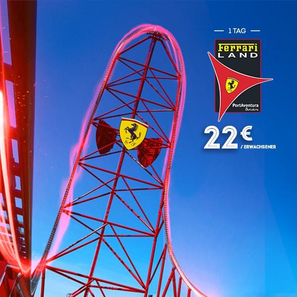 Ferrari Land Tickets Promotion