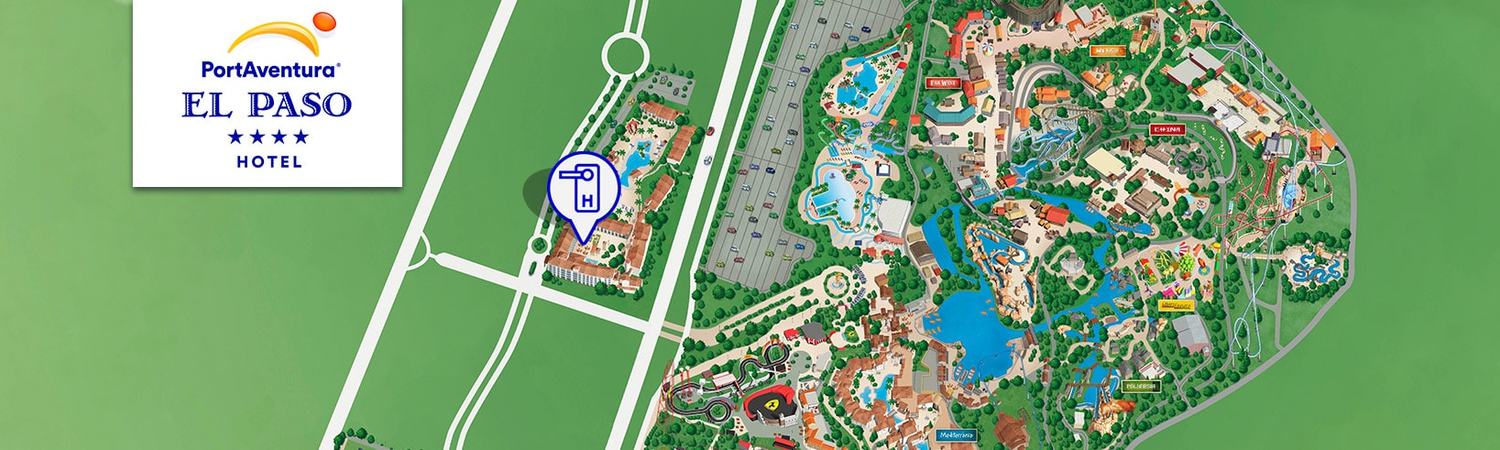 El Paso map PortAventura