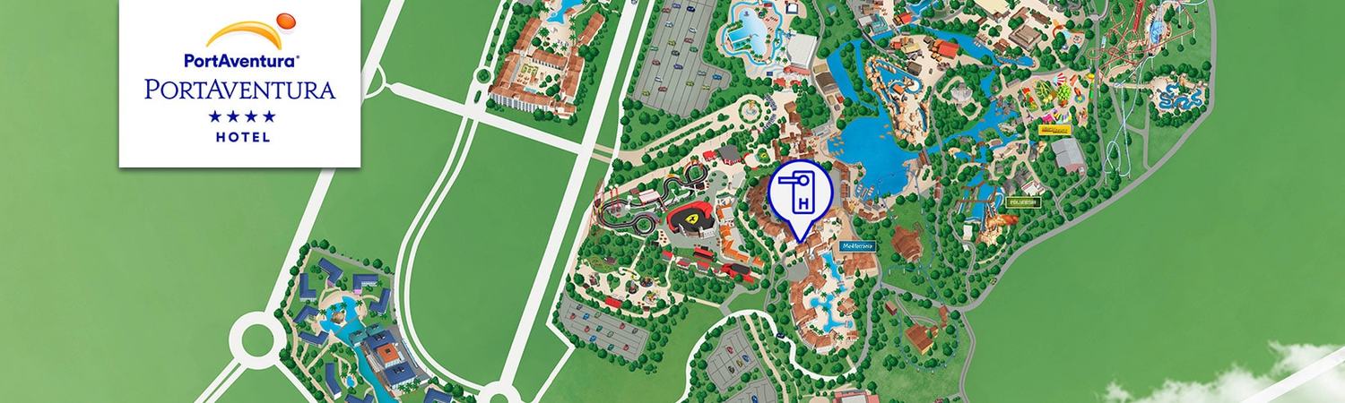 PortAventura hotel map