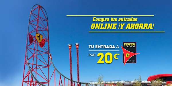 Ferrari Land Tickets Promotion