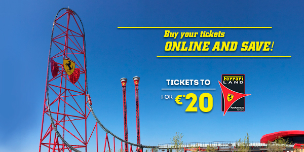 Ferrari Land Tickets Promotion