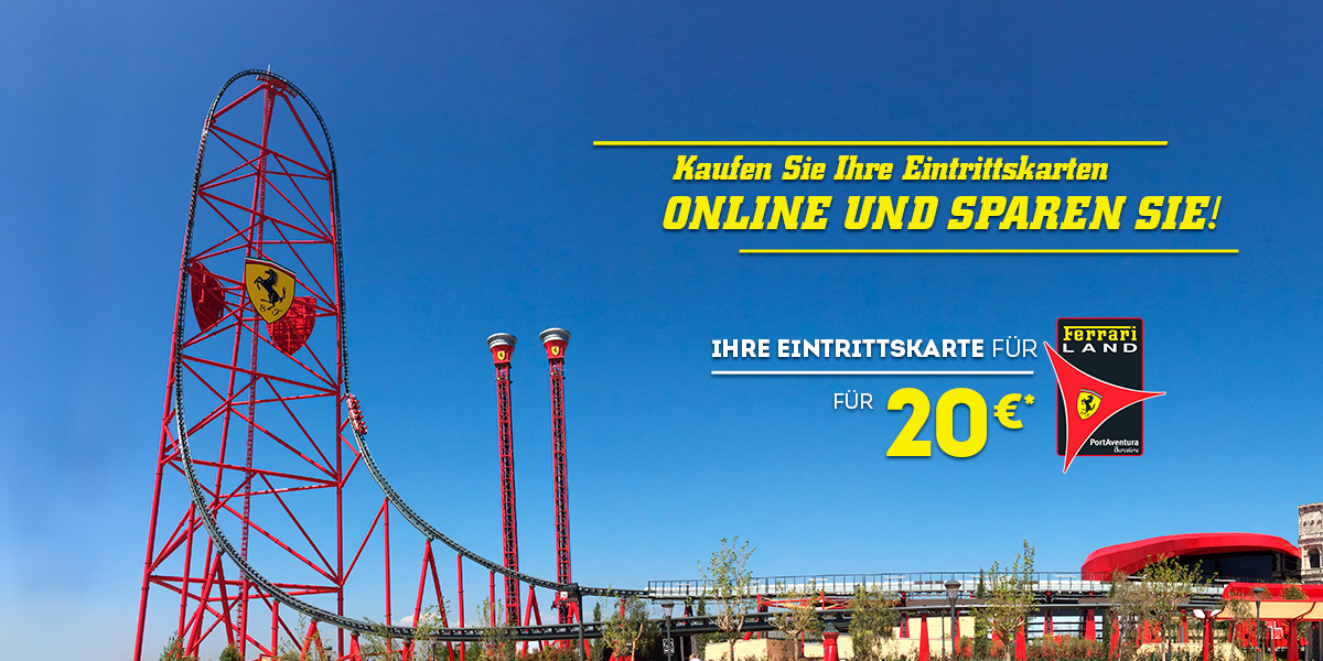 Ferrari Land Tickets Promotion