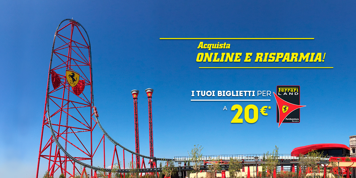 Ferrari Land Tickets Promotion