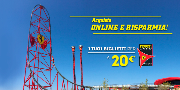 Ferrari Land Tickets Promotion
