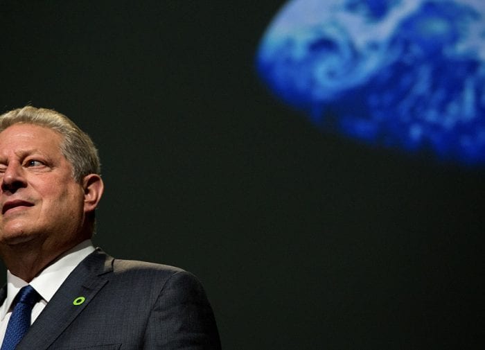 Al Gore speaks on solving the climate crisis