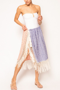 Nieves Pareo Bicolour Blue & Orange