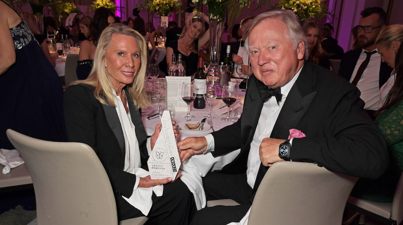 Positive Luxury Awards 2020 Lady and Lord Bamford