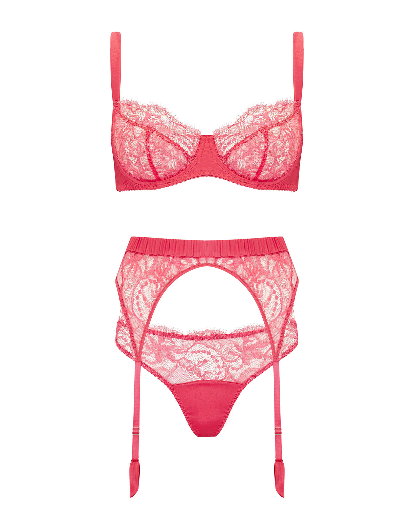 Camellia balcony bra set