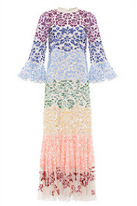CHAKRA SEQUIN LONG SLEEVE GOWN