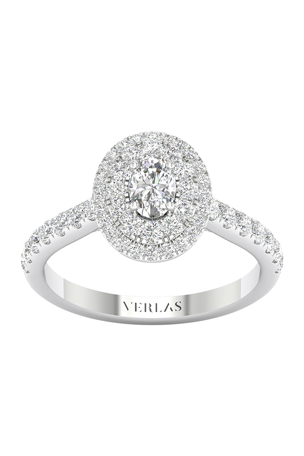 Signature Ellipse Double Halo Ring