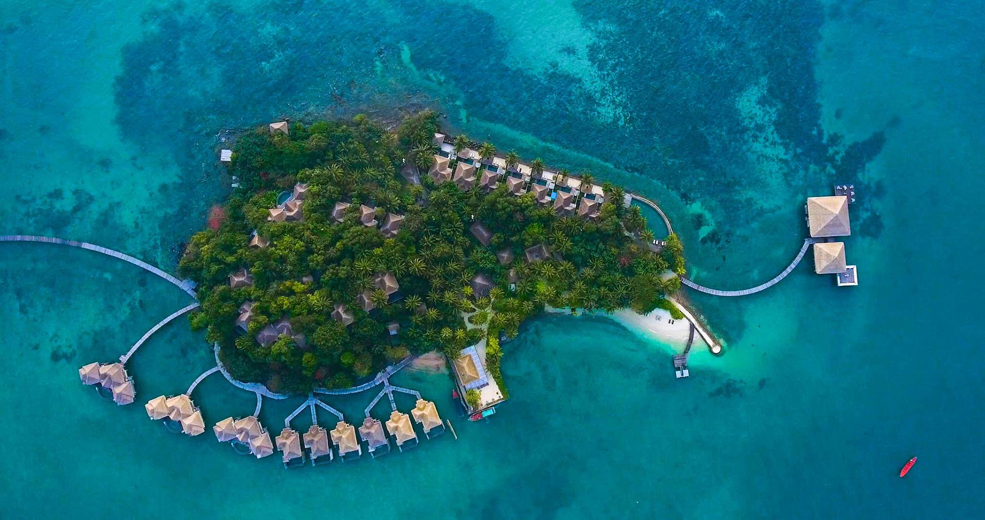 Song Saa Island from above