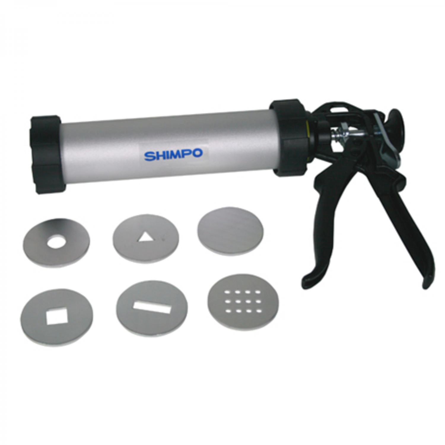 Shimpo Handheld Extruder with 6 Dies Potclays Studio