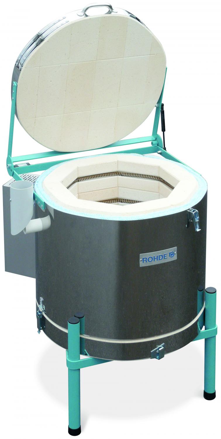 Rohde Ecotop 60 S electric toploading kiln Potclays Studio