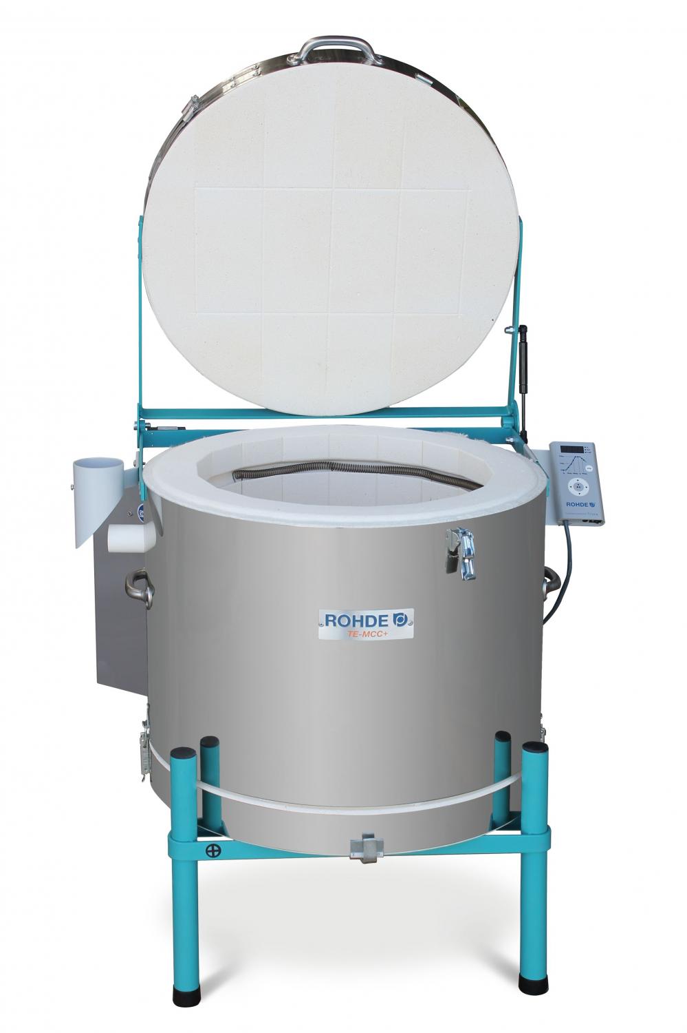 Rohde TE 130 MCC Plus + electric toploading kiln Potclays Studio