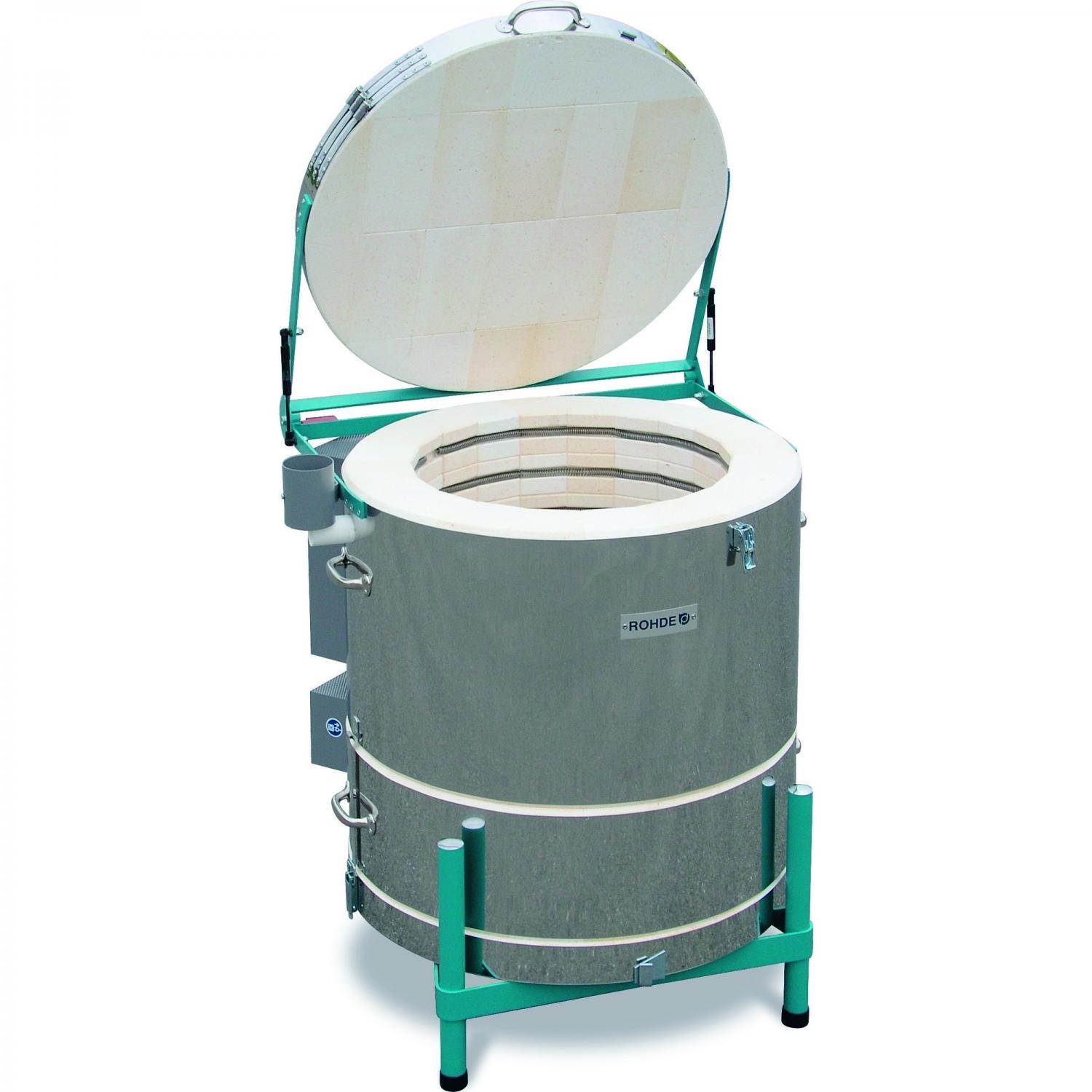 Rohde TE 200 S electric toploading kiln Potclays Studio
