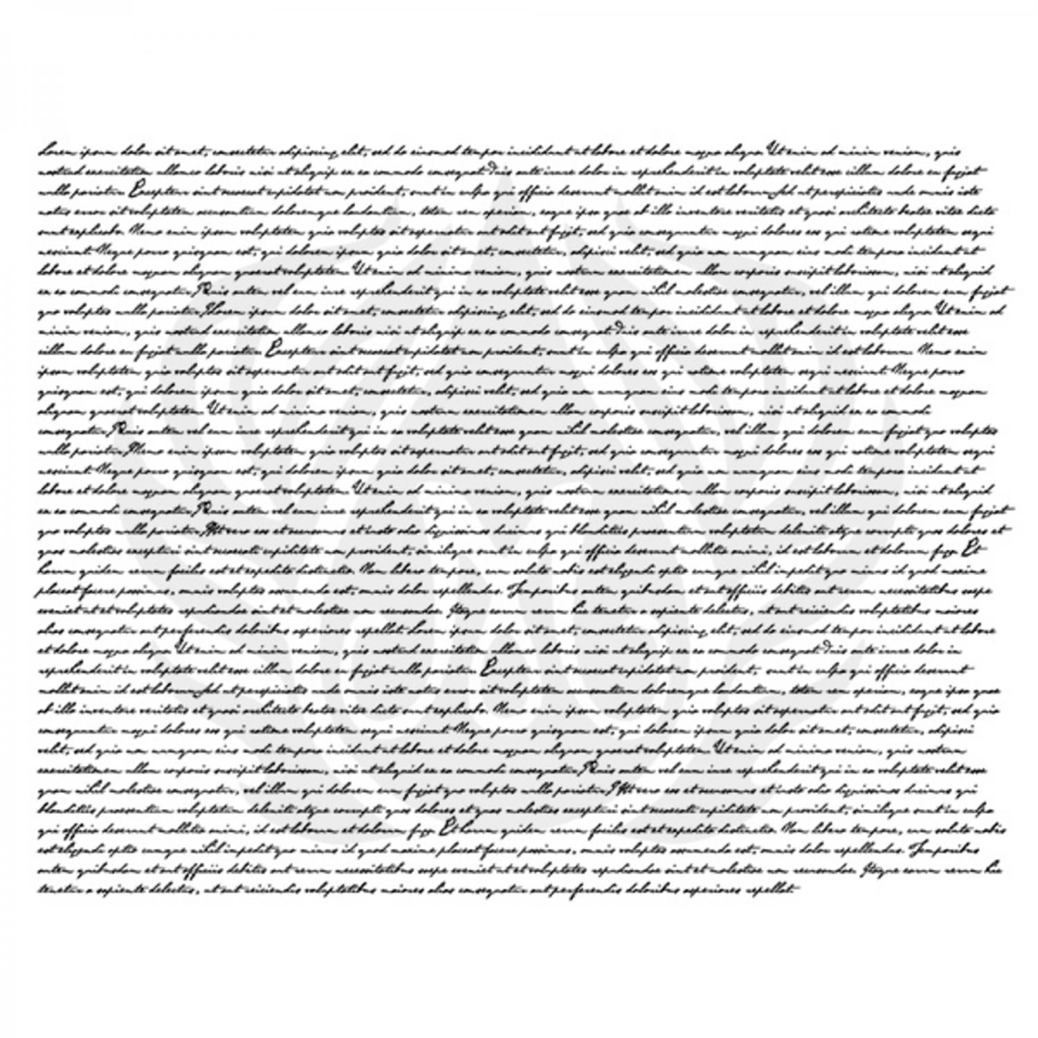 Background Script Silkscreen Potclays Studio