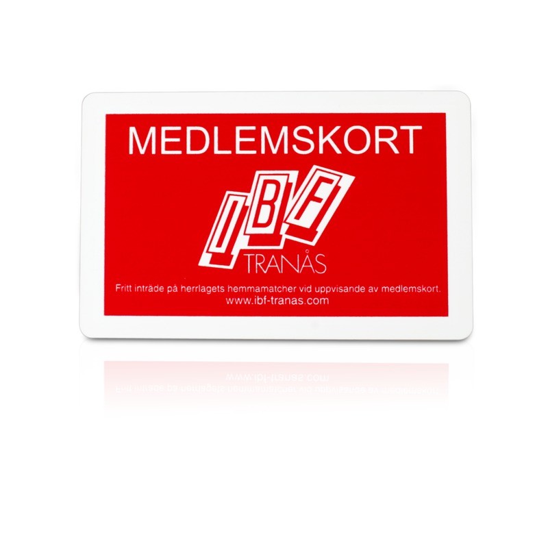 Plastkort 86x54x0,8 mm | vit