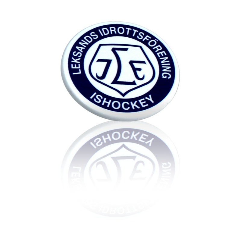 Kylskåpsmagnet hård rund Ø 40 mm | vit