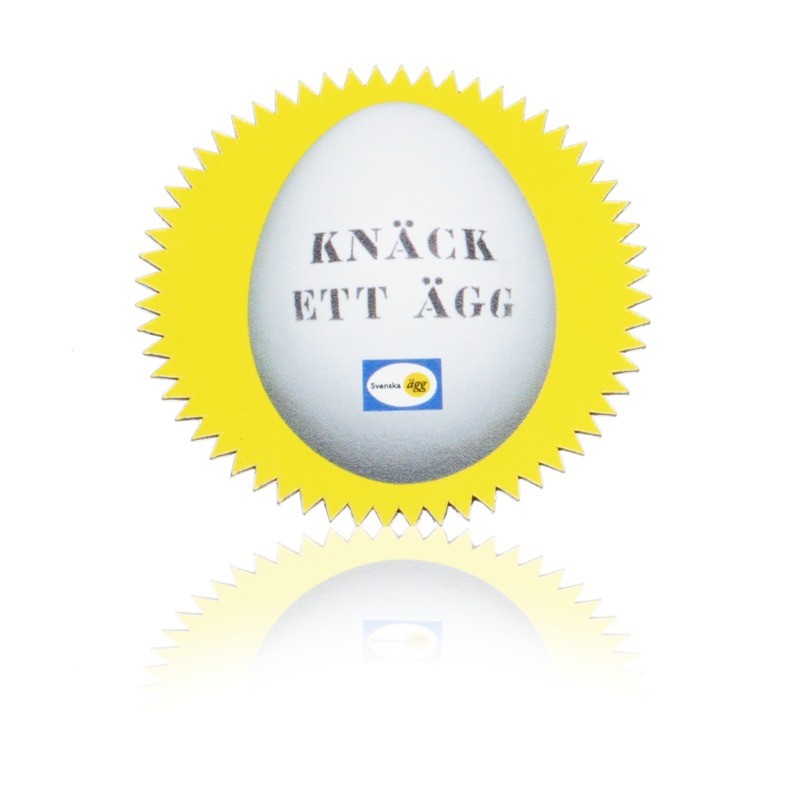 Kylskåpsmagnet mjuk formskuren - <15 cm2 | vit