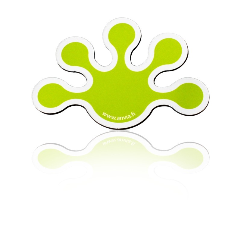 Kylskåpsmagnet mjuk formskuren - <25 cm2 | vit