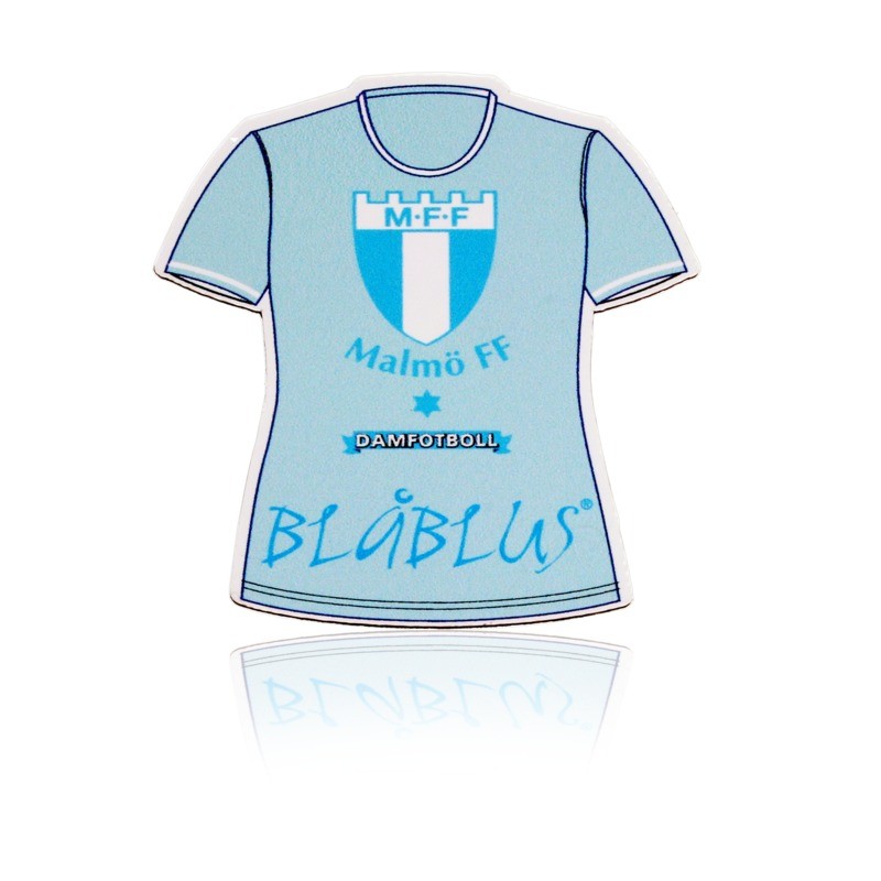 Kylskåpsmagnet mjuk formskuren - <50 cm2 | vit