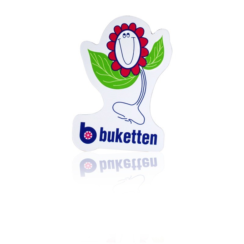 Kylskåpsmagnet mjuk formskuren - <75cm2 | vit