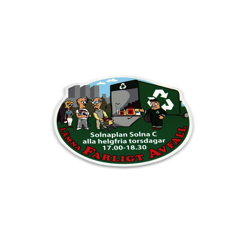 Dekal egen form - <600 cm2 | vit