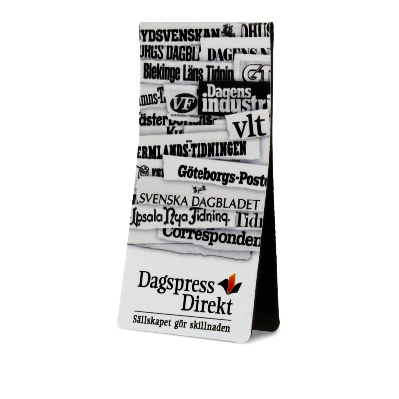 Magnetbokmärke - <60 cm2 | vit