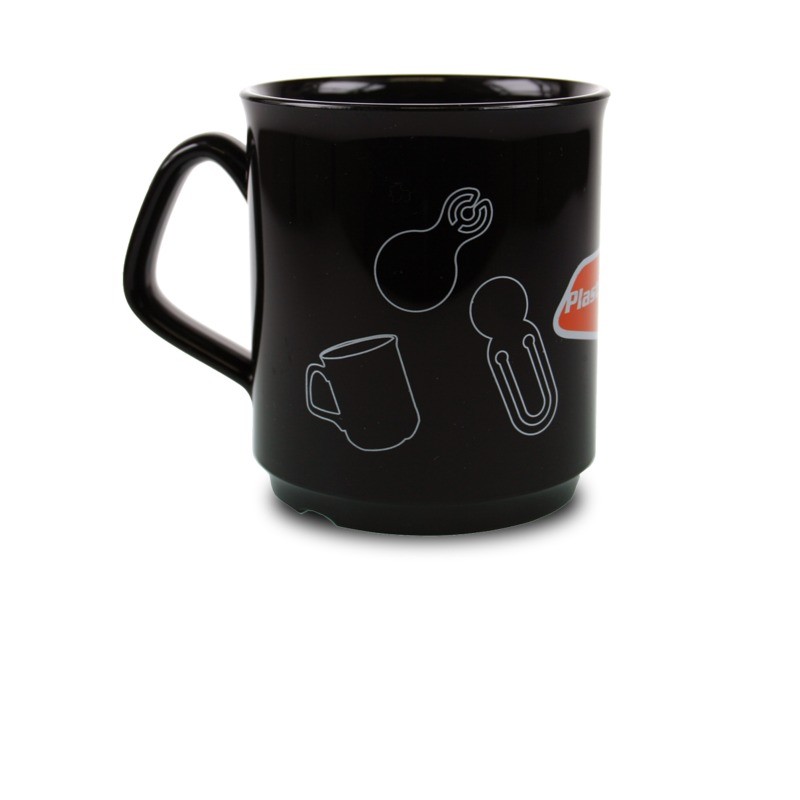 Plastmugg Sparta 30 cl | svart