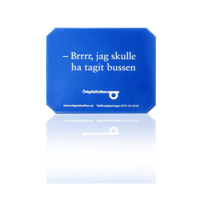 Isskrapa 120x100 mm | blå