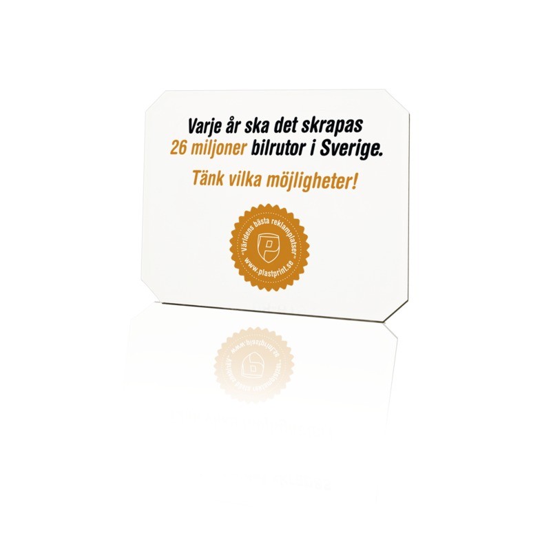 Isskrapa Akryl 120x100 mm | vit