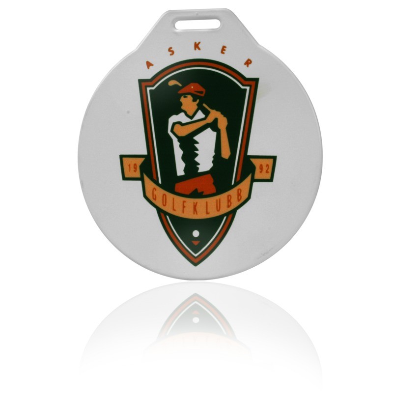 Bagbricka rund Ø 100 mm | vit