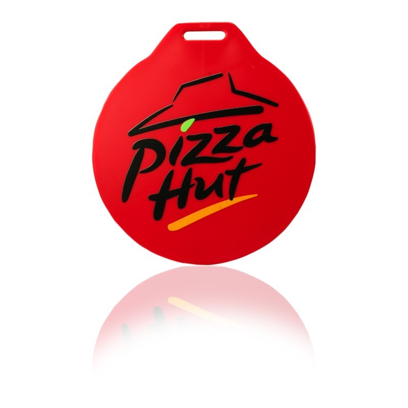 Bagbricka rund Ø 100 mm | röd