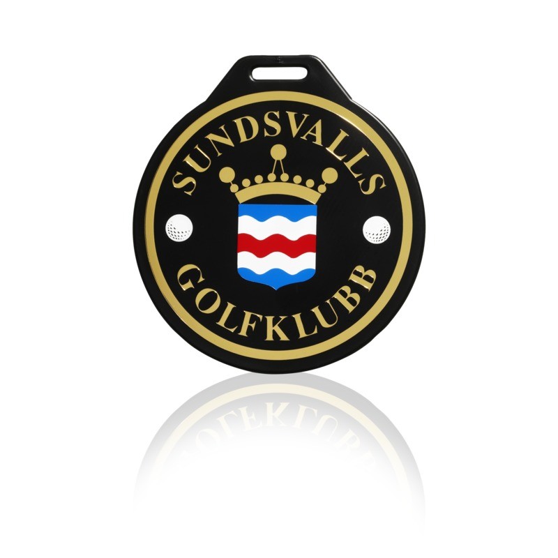 Bagbricka rund Ø 100 mm | svart