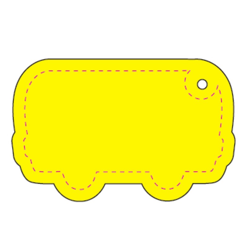 Hanger Buss 56x36 mm | flourgul