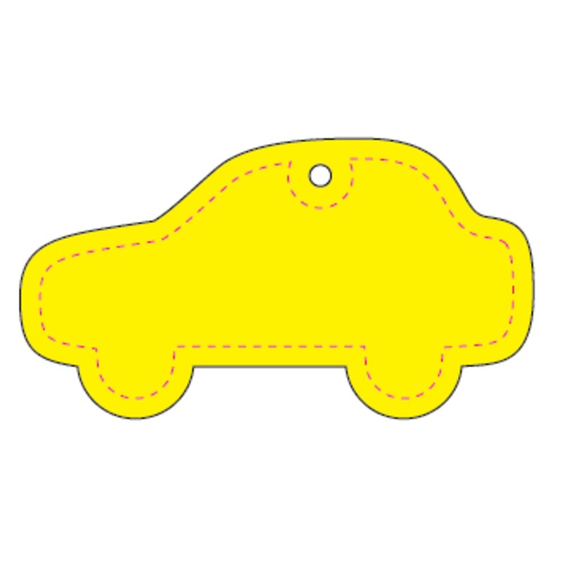 Hanger Bil 71x39 mm | flourgul