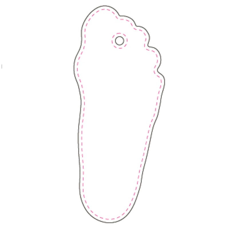 Hanger Fot 33x79 mm | vit